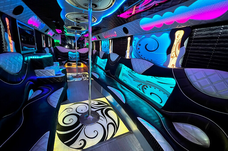 Limo buses in Chicago